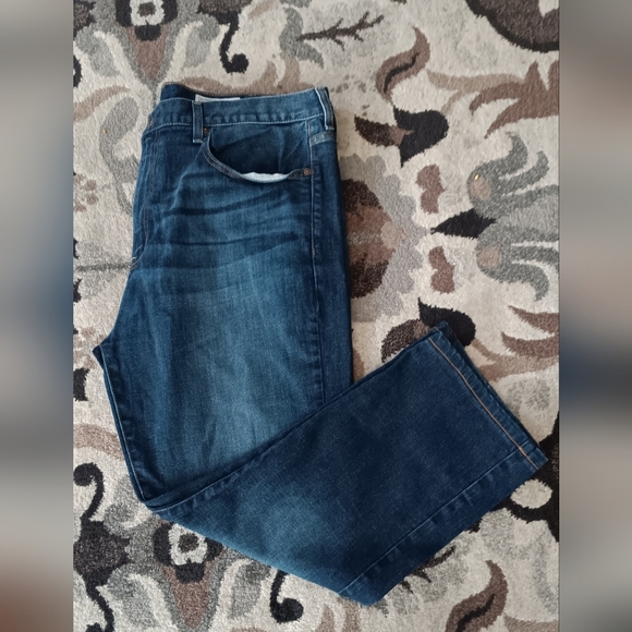 mens daniel cremieux classic straight leg jeans dark wash premium denim 40X30 - Picture 9 of 9